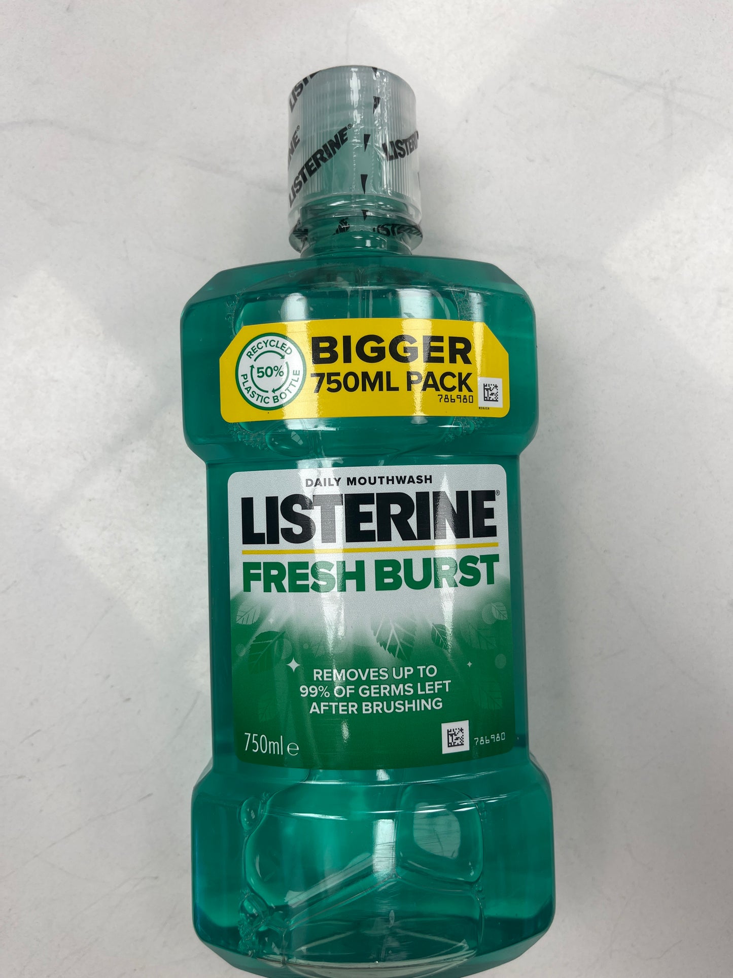Listerine mouthwash green