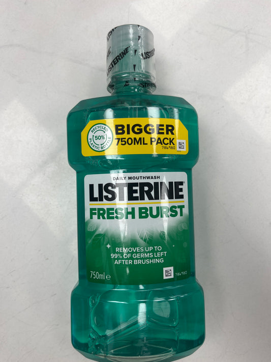 Listerine mouthwash green