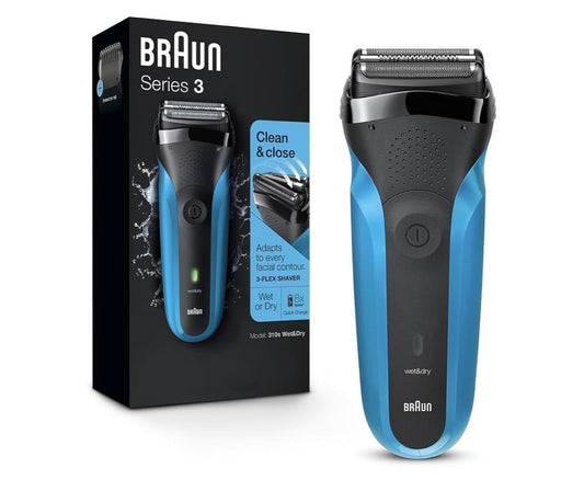 Braun Electric Razor for Men, Series 3 310s Electric Foil Shaver, Rechargeable, Wet & Dry