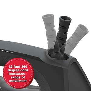SINGER(R) SteamCraft Plus 2.0 Steam Iron (1800W), Auto Shutoff - Black