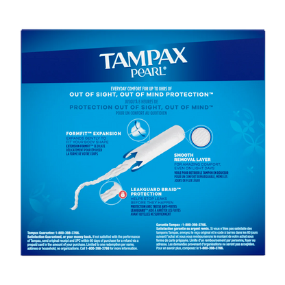 Tampax Pearl Tampons Regular Absorbency - 36ct