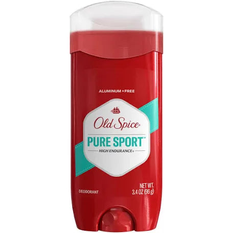 Old Spice High Endurance Deodorant Stick, Pure Sport, 3.4 OZ