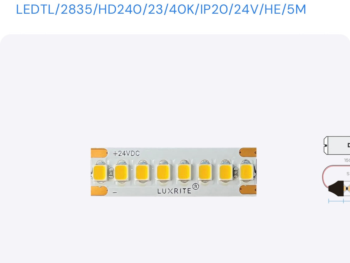 Luxrite LR44503 7W/FT 80CRI 4000K