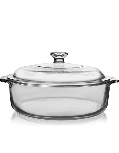 LIBBEY 3.2qt Glass CASSEROLE 3L