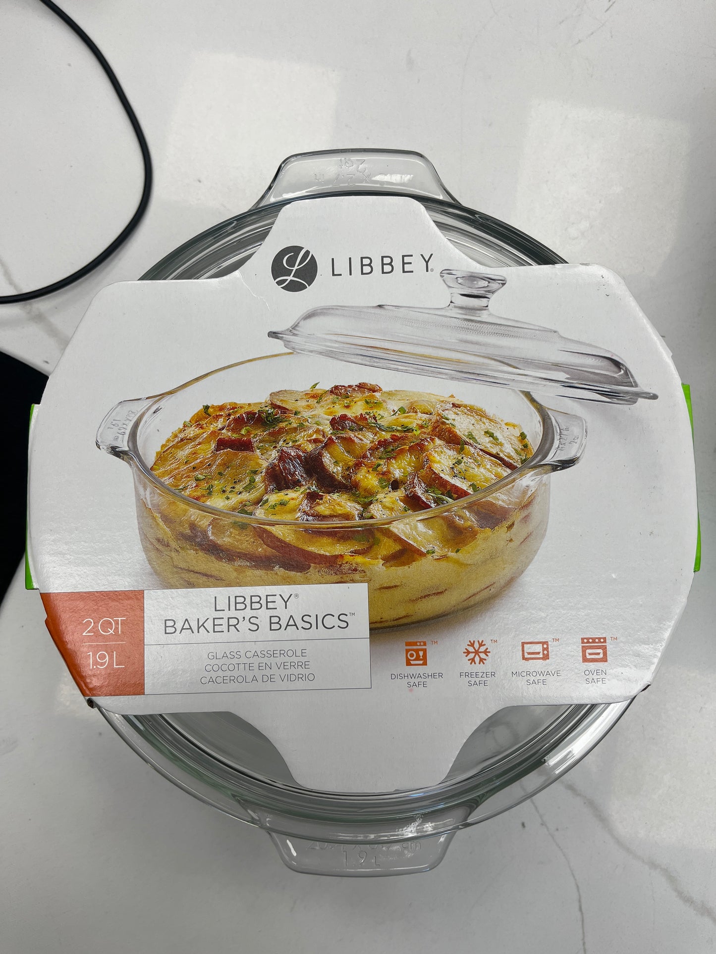 LIBBEY Casserole 2QT Glass