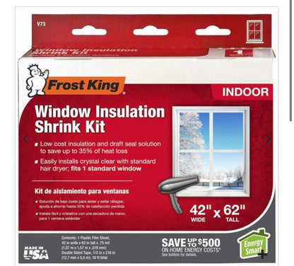 Frost King window Insulation 42x62"