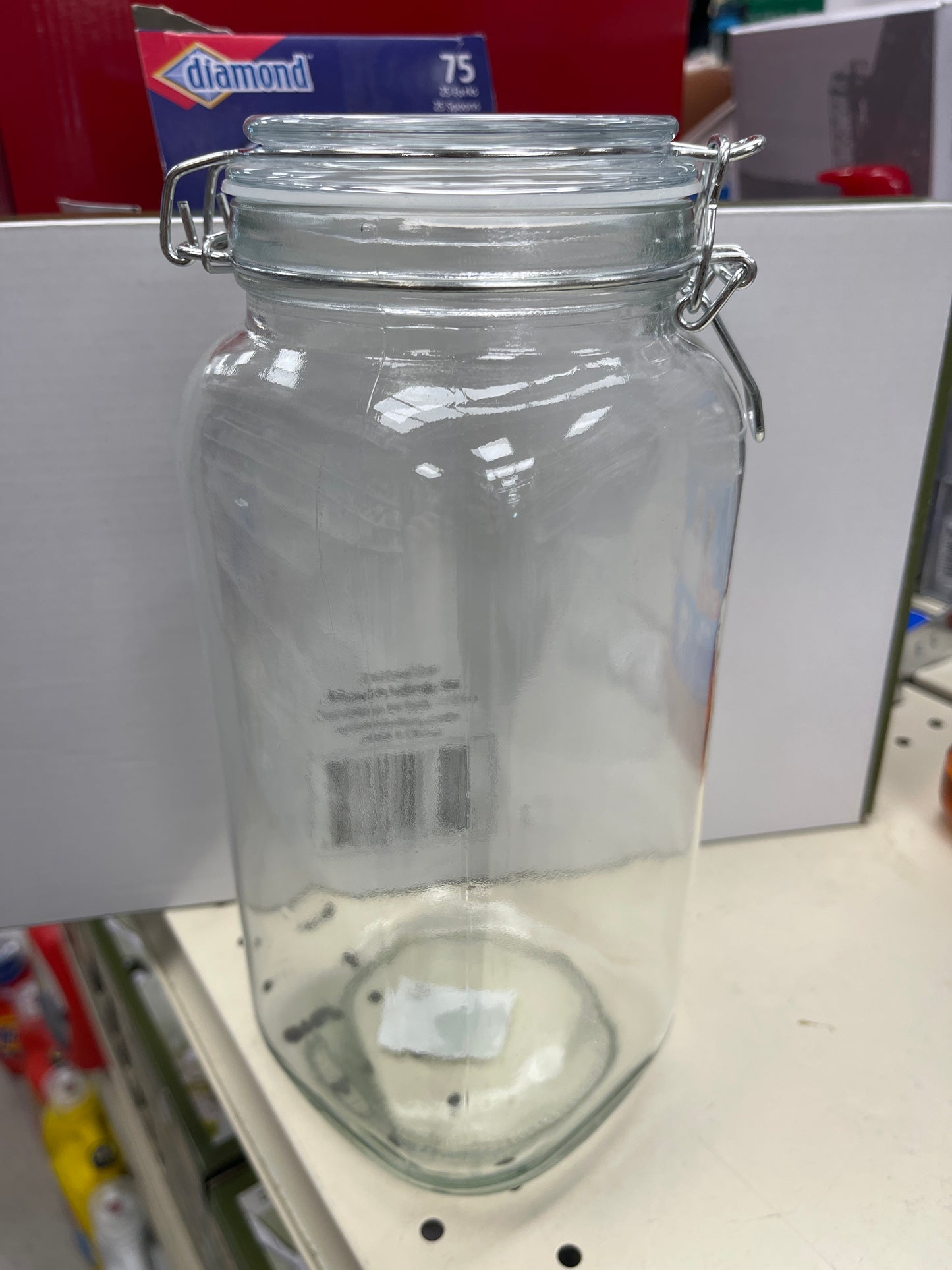 Square Glass Jar 1.5L