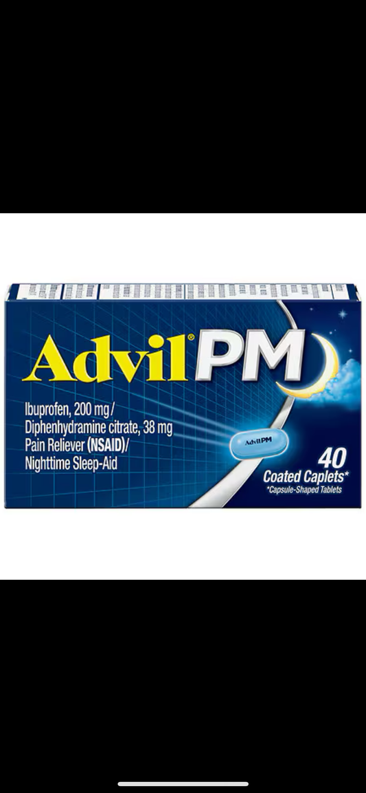 Advil p.m. 40 capsules