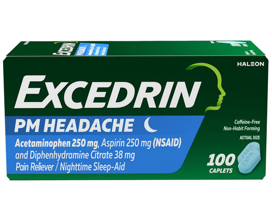 Excedrin PM Headache 100 Caplets
