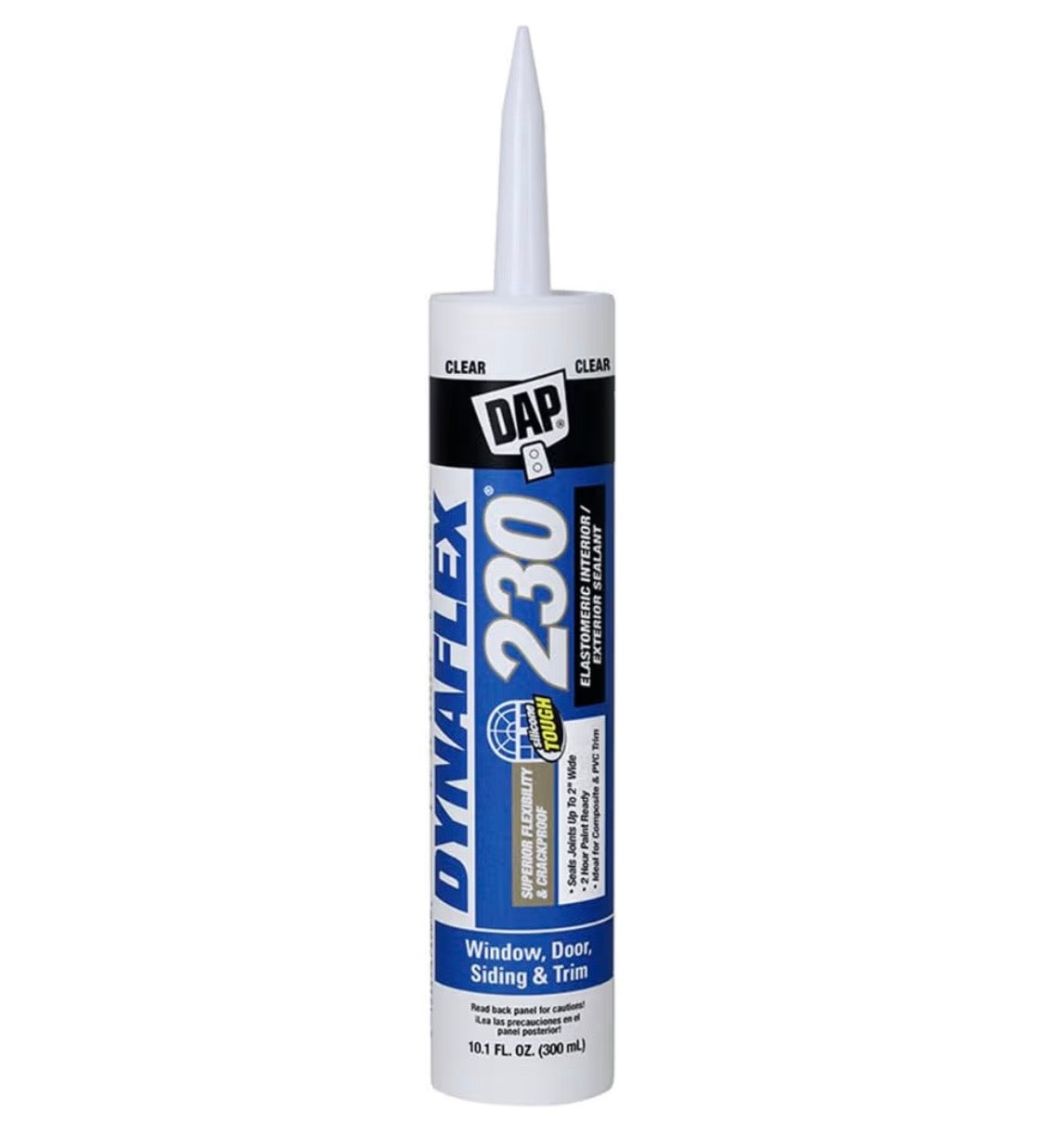 Dap 18305 Dynaflex 230 Clear Premium Window, Door, and Trim Sealant