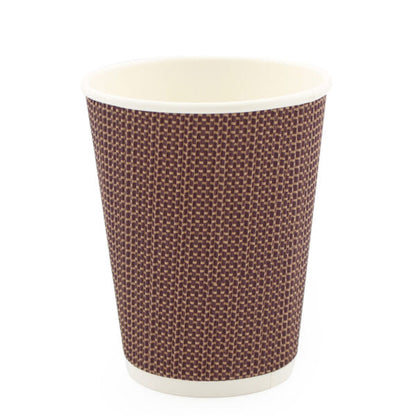 12oz Ripple Cups Brown (14 Count)