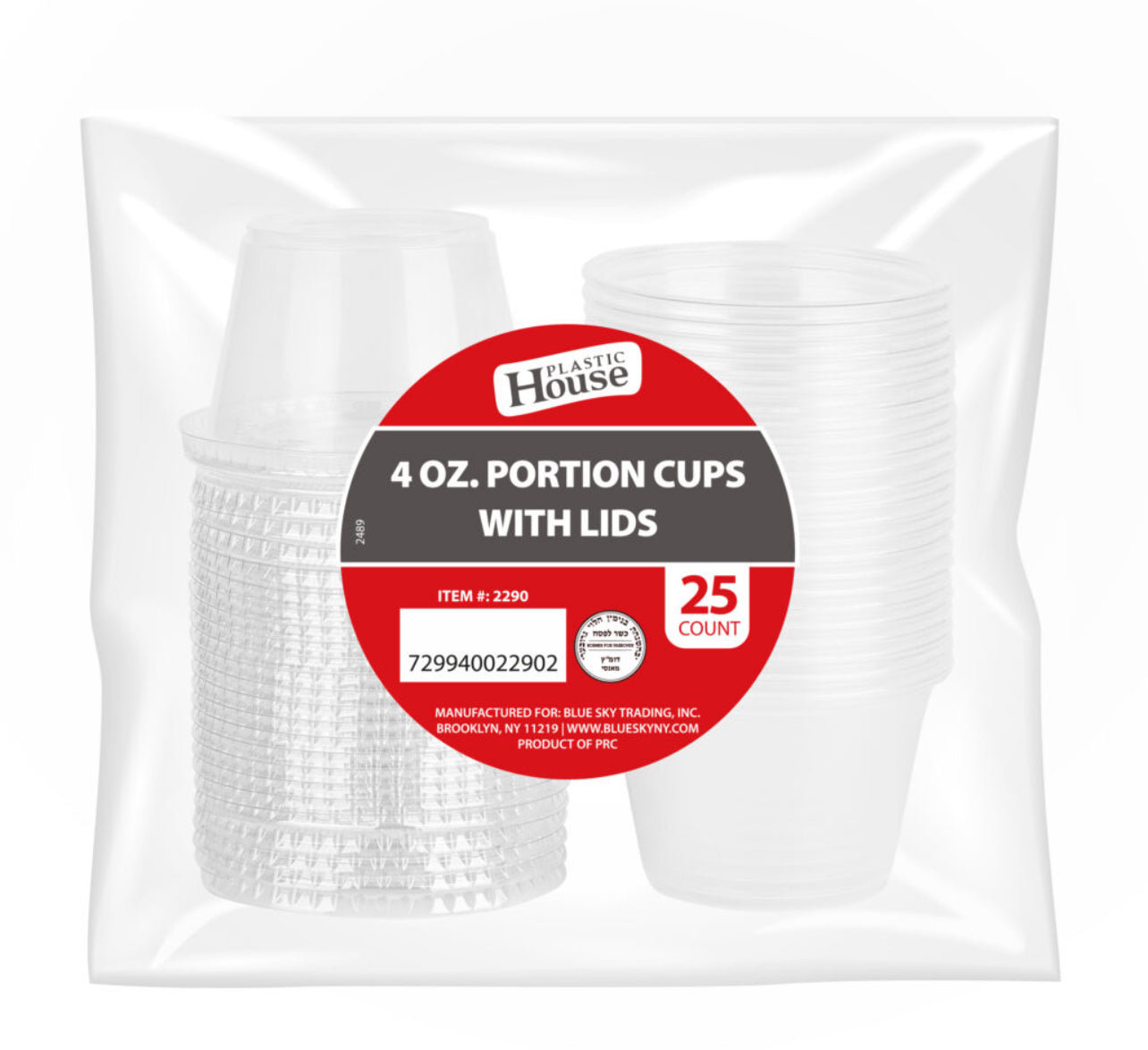 4oz Portion Cups w/ Lids