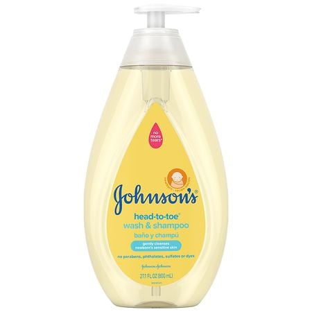 Johnson's Baby Head-To-Toe Tear-Free Body Wash & Shampoo, 27.1 fl oz