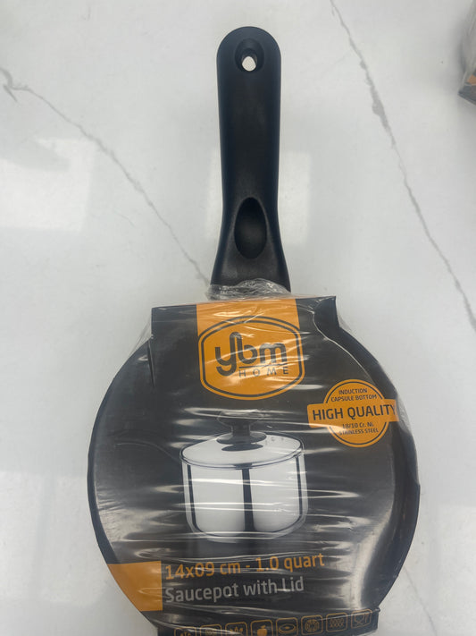 1 quart stainless steel sauce pot