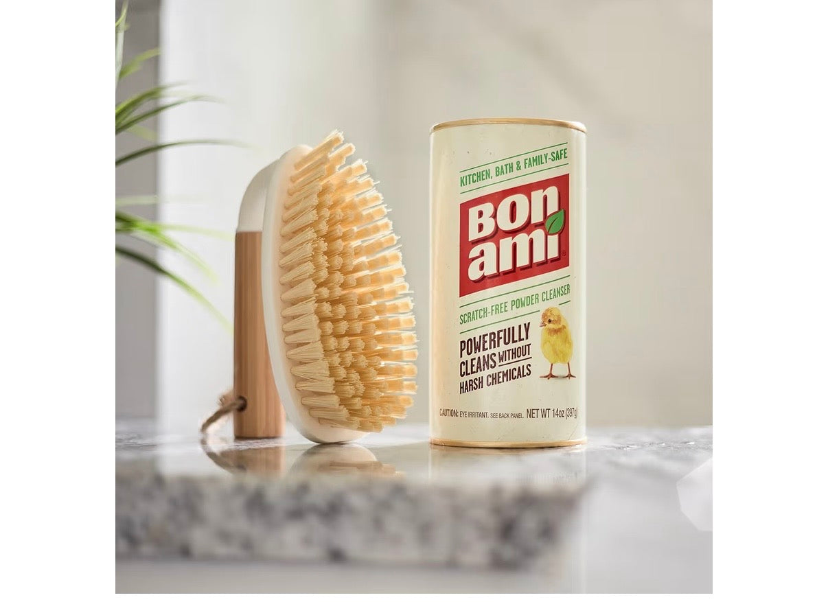 BON AMI Powder Cleanser for Kitchens & Bathrooms - All Types of Surfaces, Cleans Grime & Dirt, Polishes Surfaces, Absorbs Odors