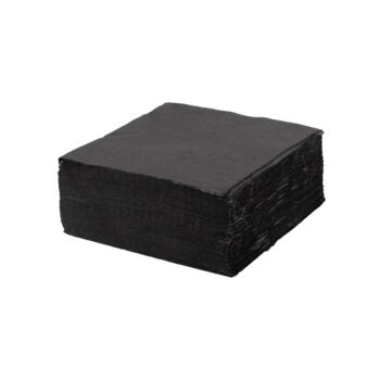 Cocktail Napkins Black (80 Count)