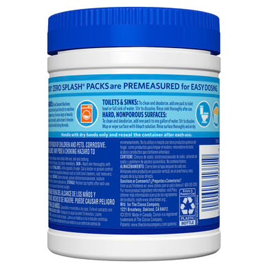 Clorox Control Bleach Packs Regular Laundry Packs - 12ct