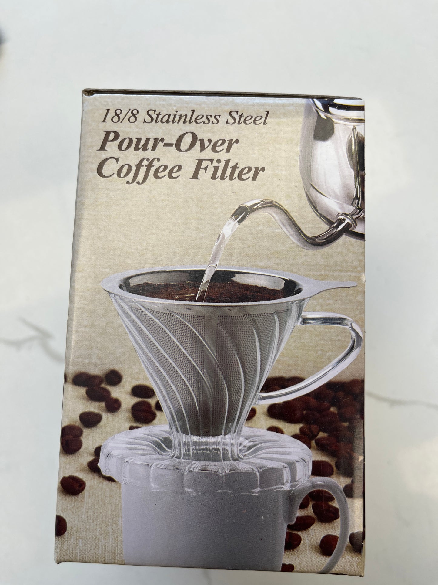Stainless steel 18/8 Pour over coffee filter