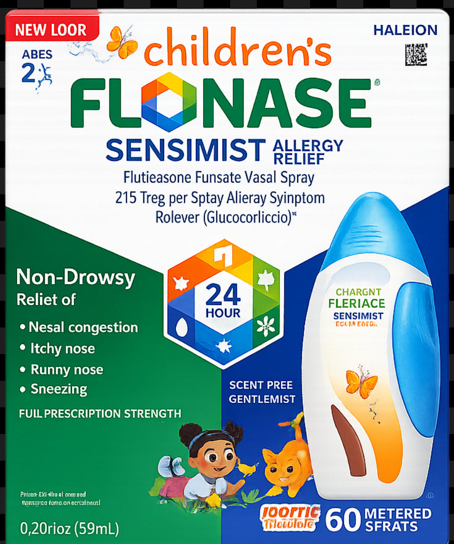 Children's Flonase Sensimist Allergy Relief Nasal Spray - Fluticasone Furoate - 0.2 fl oz: Ethyl Alcohol-Free