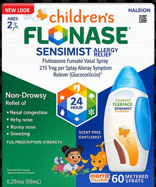 Children's Flonase Sensimist Allergy Relief Nasal Spray - Fluticasone Furoate - 0.2 fl oz: Ethyl Alcohol-Free