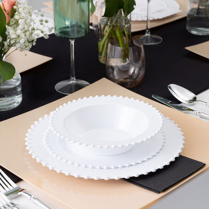 Beaded Collection Combo White 7″ & 10″ Plates (32 Count)