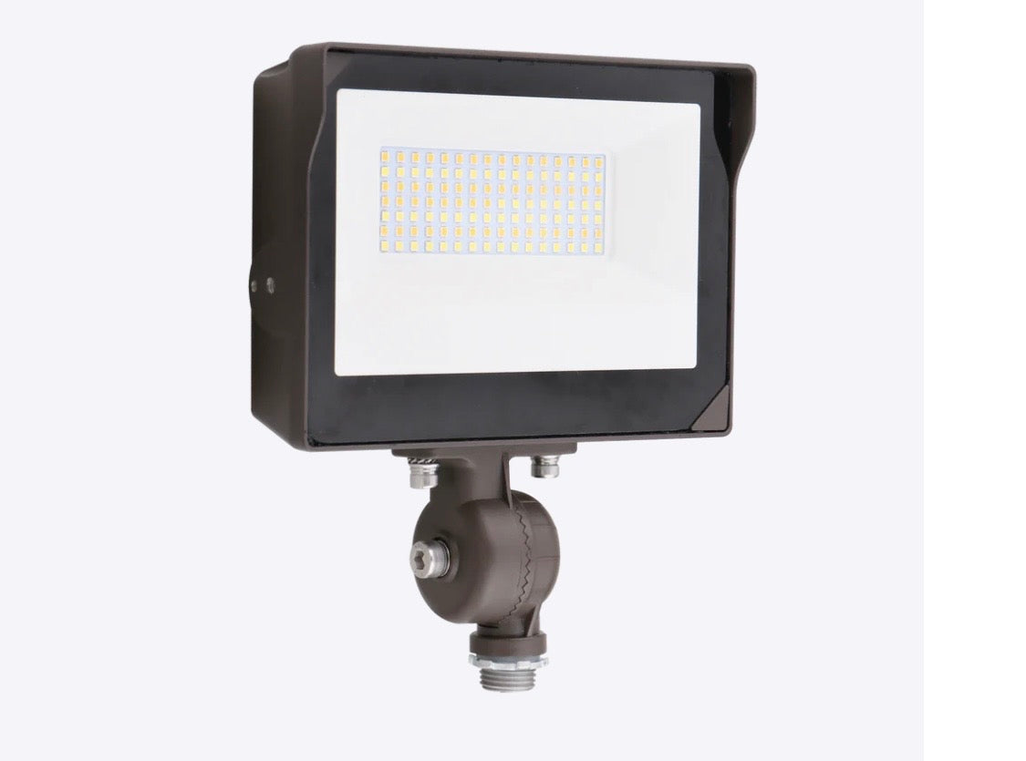 Luxrite LR40370 35W UNIVERSAL FLOOD LIGHT KNUCKLE MOUNT - CCT & WATTAGE SELECTABLE