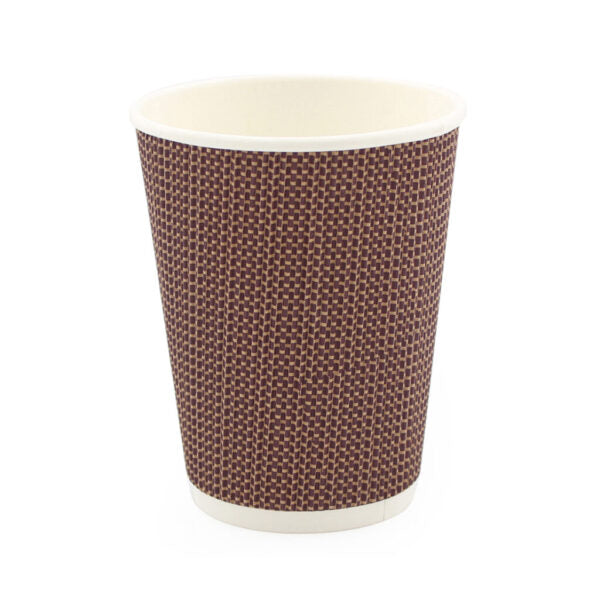 10oz Ripple Cups Brown (20 Count)