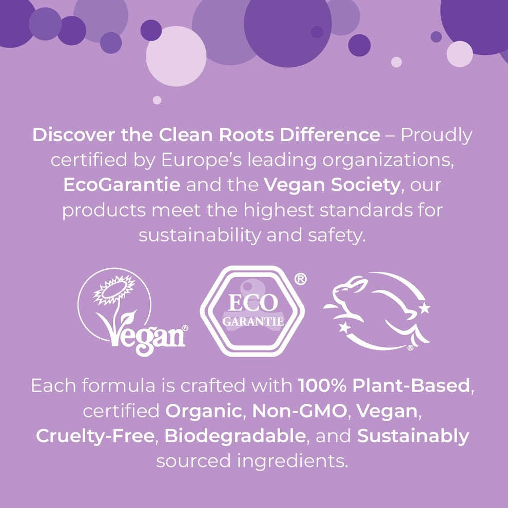 Clean roots laundry detergent organic lavender 9.29oz