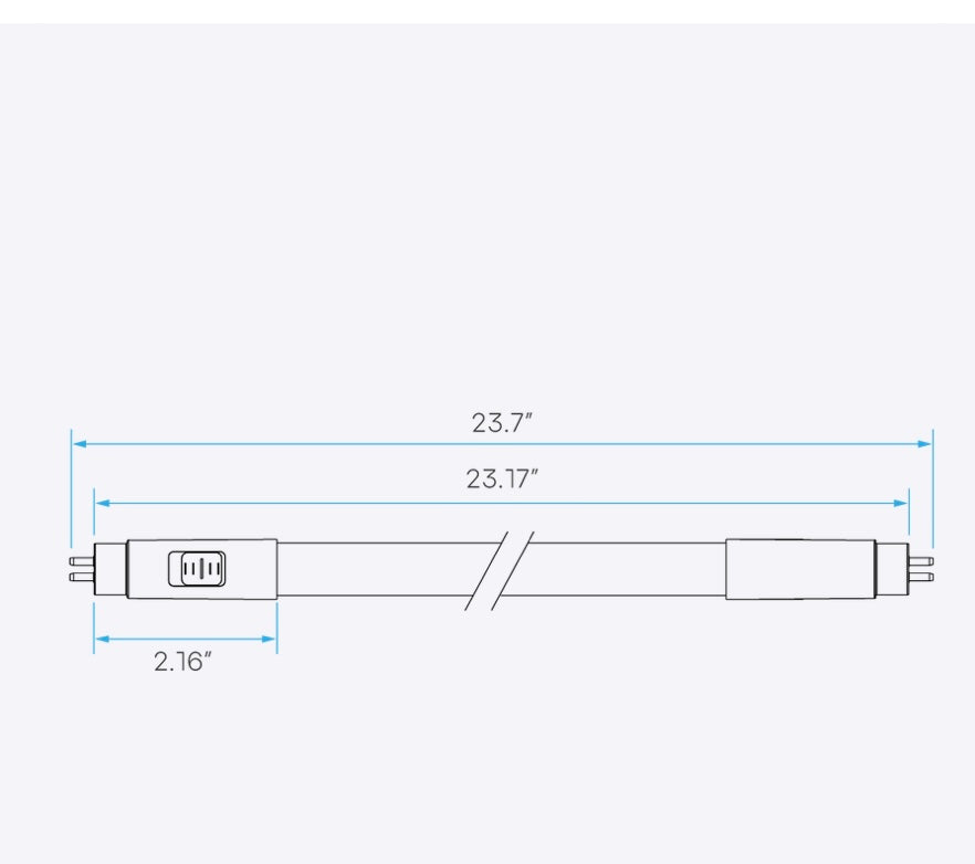 Luxrite LR34231 T8 LED bulb 24” inch