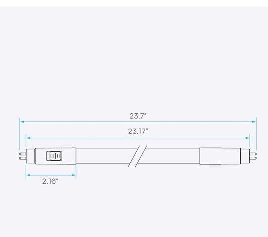 Luxrite LR34231 T8 LED bulb 24” inch
