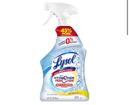 Lysol multipurpose cleaner Hydrgen Peroxide 32oz