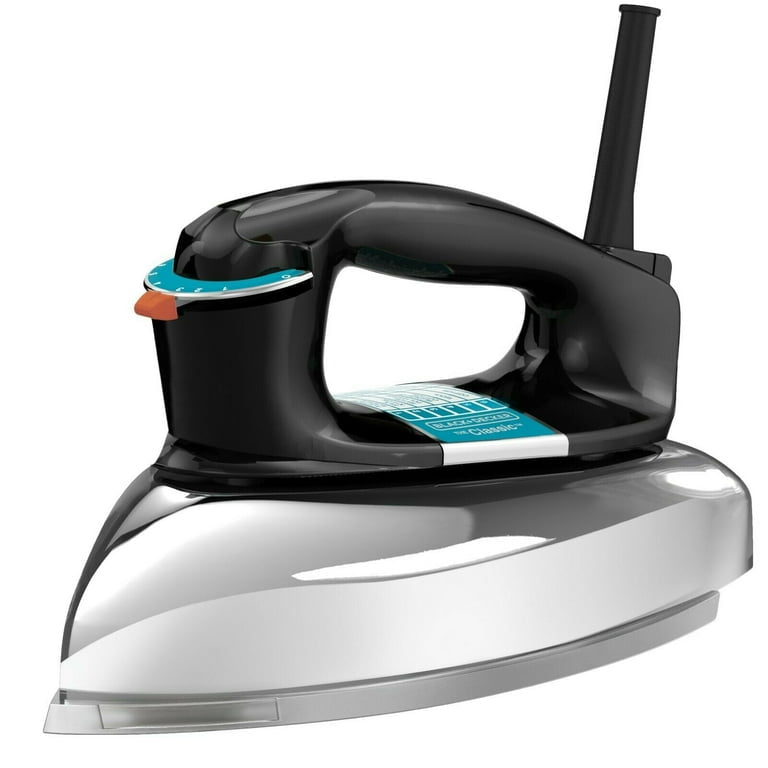 Black & Decker F54 Heavyweight Aluminum Classic Iron Dry Clothing Flat Iron