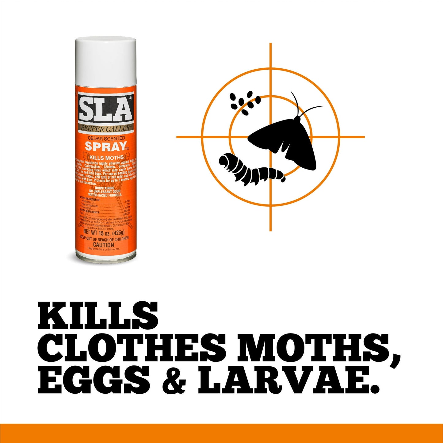 REEFER GALLER- SLA MOTH SPRAY-15oz- CEDAR SCENTED