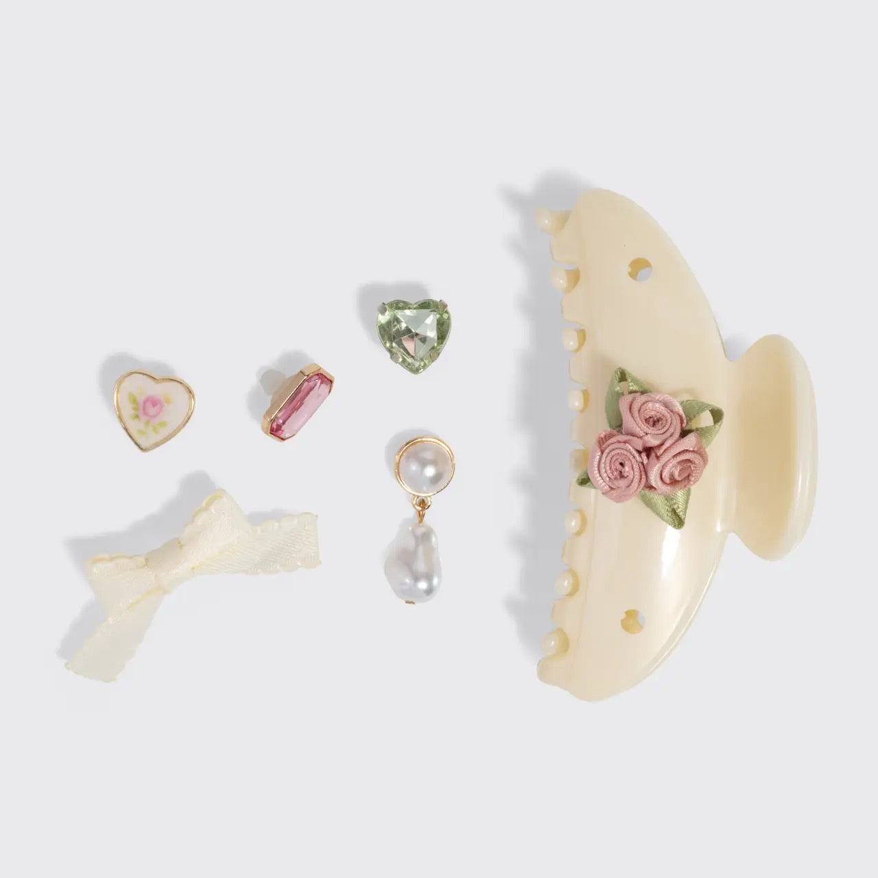 Kit.sch/ customizable 7 piece claw clip set ￼