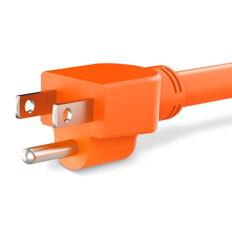 100 FT Outdoor Extension Cord, 16-3 SJT, Orange