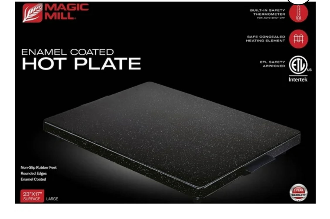 Magic Mill Large Hot Plate 23”x17”