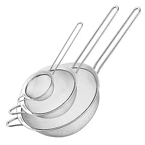 Cuisinart  Stainless Steel Mesh Strainers 3 count