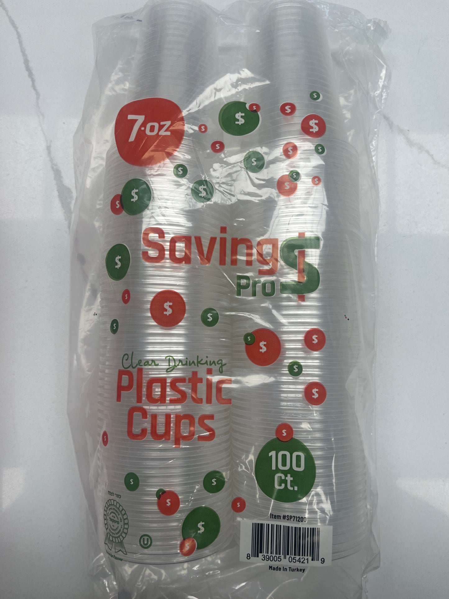 7 ounce plastic cups 100pk