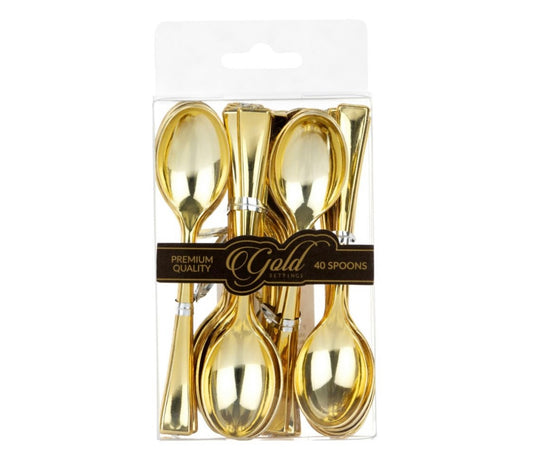 MiniWare 4″ Gold Spoons