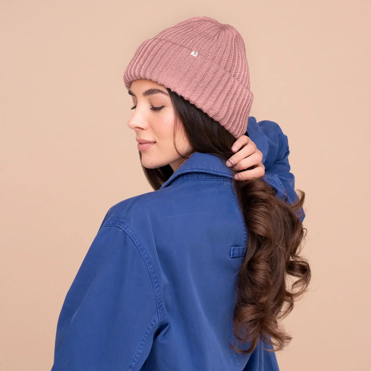 Kit.sch/ glaze satin lined beanie