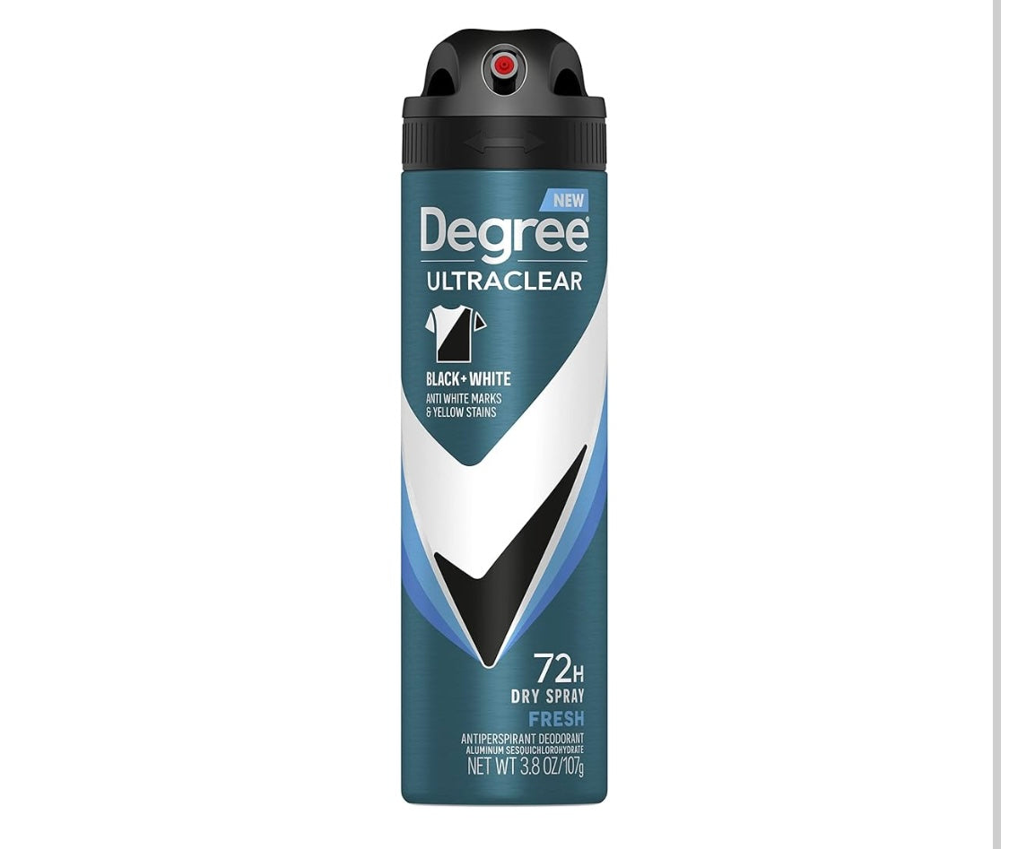 Degree deodorant ultra clean dry spray ￼ ￼