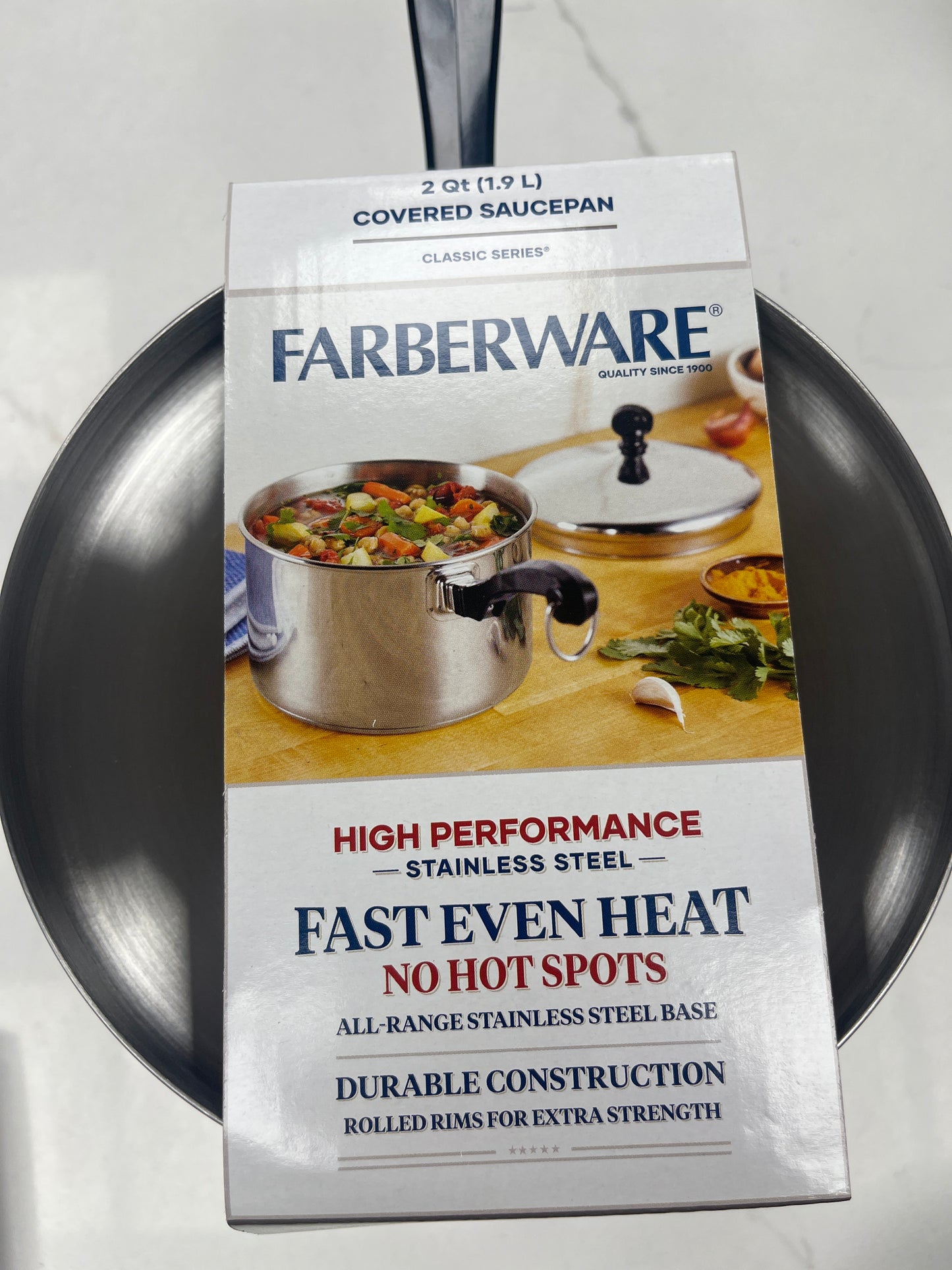 2QT Fabrerware SaucePan stainless steel