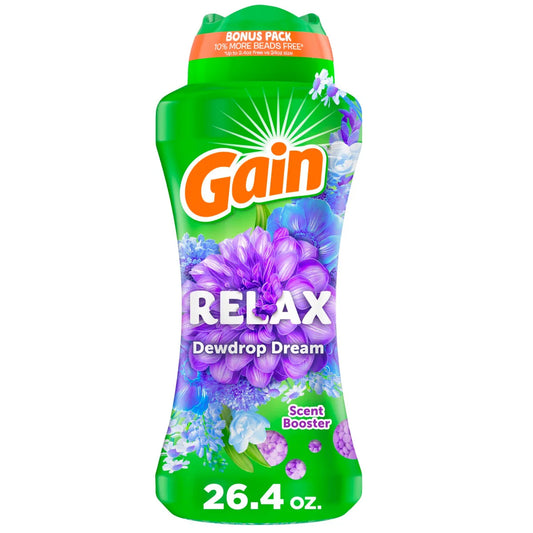 Gain In-Wash Laundry Scent Booster Beads Relax - 26.4oz