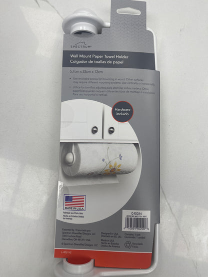 Paper towel holder wall mount
