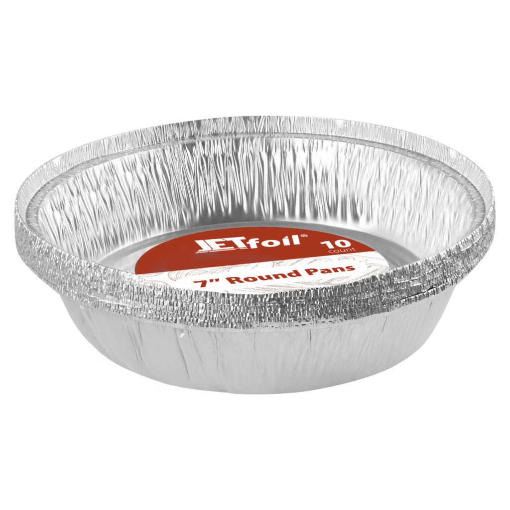 Round 7″ Aluminum Pans (10 Count)