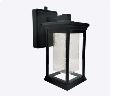 Luxrite LR40306 BUBBLE GLASS LED LANTERN - CCT SELECTABLE W/PHOTOCELL SENSOR