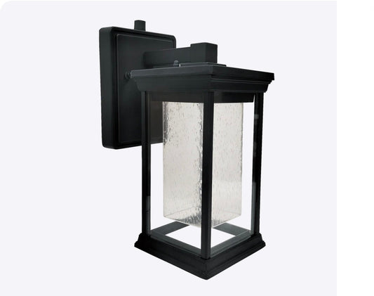 Luxrite LR40306 BUBBLE GLASS LED LANTERN - CCT SELECTABLE W/PHOTOCELL SENSOR