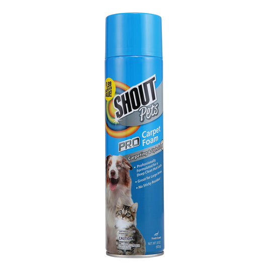 Shout spray For pets carpet pro foam