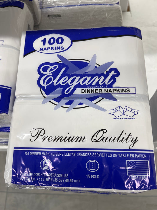 Elegant Dinner Napkins 100ct