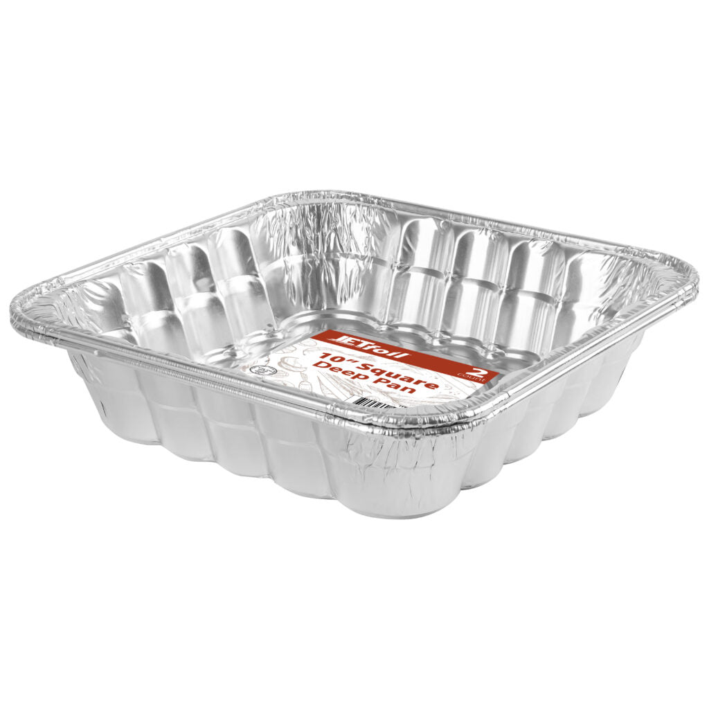 10″ Square Pans Deep (2 Count)